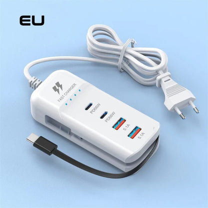 Multiprise Multifonction avec Charge Rapide et Arrêt Automatique